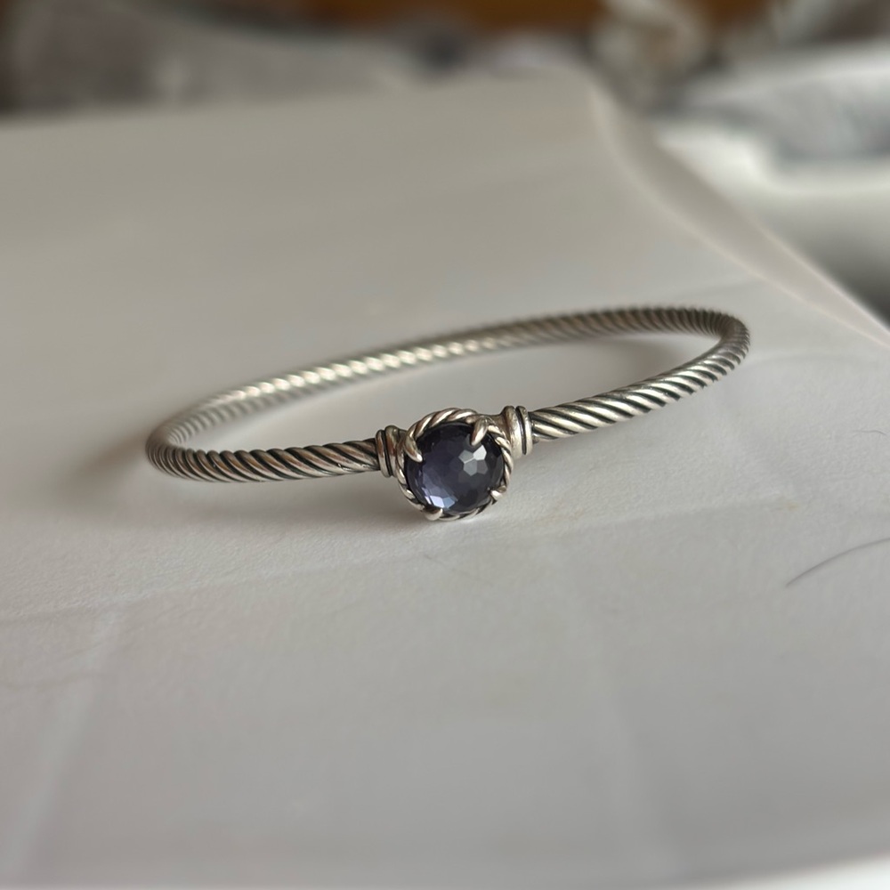 David Yurman Petite Chatelaine Amethyst Bracelet